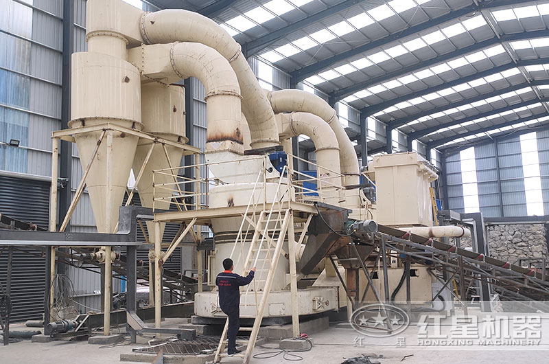 粉煤灰加工現(xiàn)場圖片