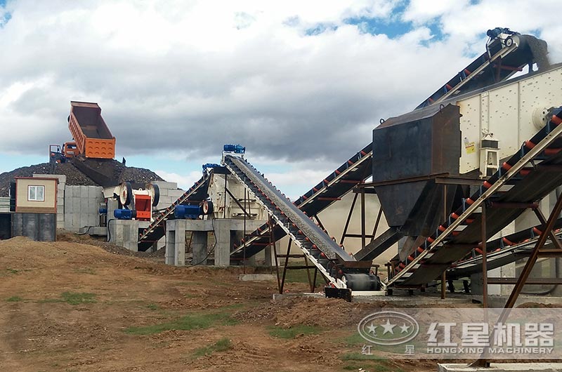 尾礦制砂現(xiàn)場實(shí)拍圖