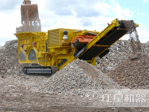 車載移動石子破碎機(jī)