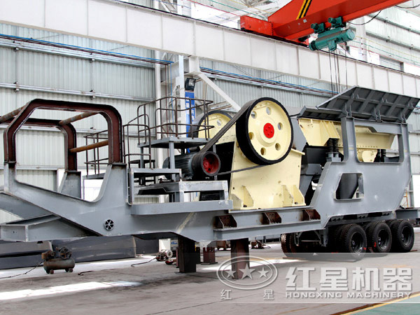 車載移動(dòng)式石子破碎機(jī)