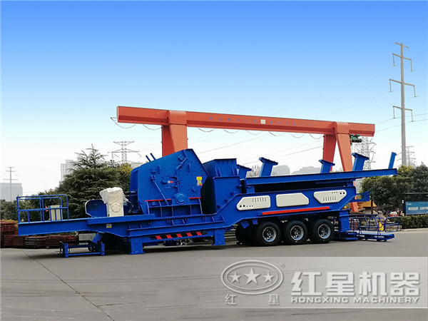 新型車載移動(dòng)式碎石機(jī)