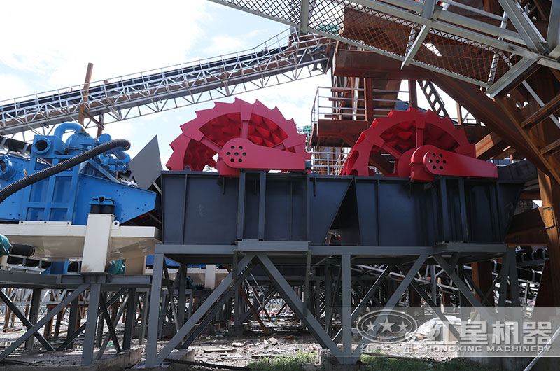 一小時160噸洗沙機工作現(xiàn)場