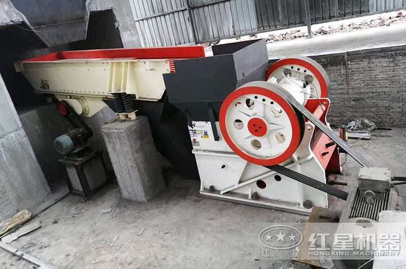 一小時600噸砂石生產(chǎn)線現(xiàn)場