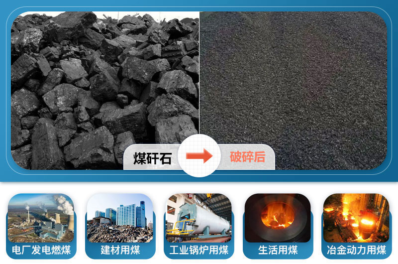煤矸石破碎后及用途 煤矸石破碎后及用途