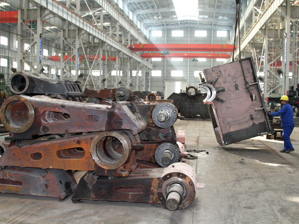 礦石破碎機(jī)顎板圖