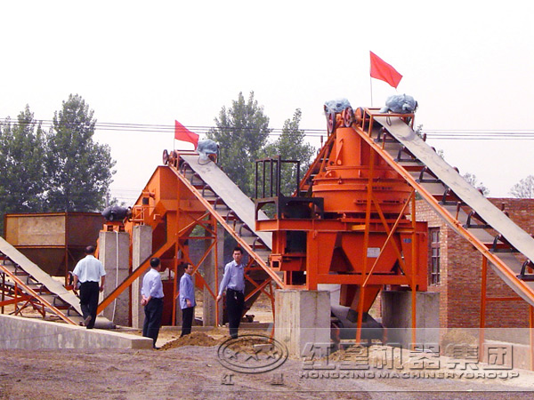 沖擊式制砂機現場指導