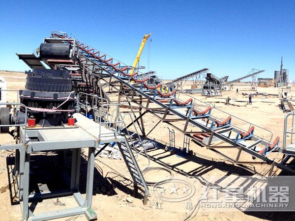 時(shí)產(chǎn)400噸螢石的破碎生產(chǎn)線