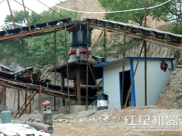 時(shí)產(chǎn)400噸螢石的破碎生產(chǎn)線