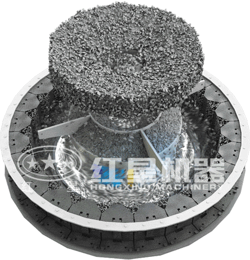 石英石制砂機動態(tài)原理圖 石英石制砂機動態(tài)原理圖