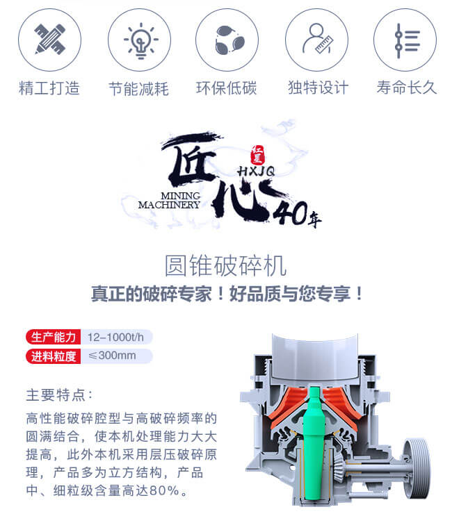 紅星圓錐碎石機(jī)優(yōu)勢圖 紅星圓錐碎石機(jī)優(yōu)勢圖