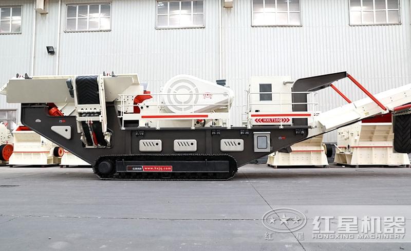 紅星機(jī)器高智能移動制砂機(jī)展示 紅星機(jī)器高智能移動制砂機(jī)展示