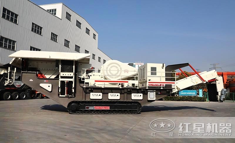 移動磕石機的場內展示圖