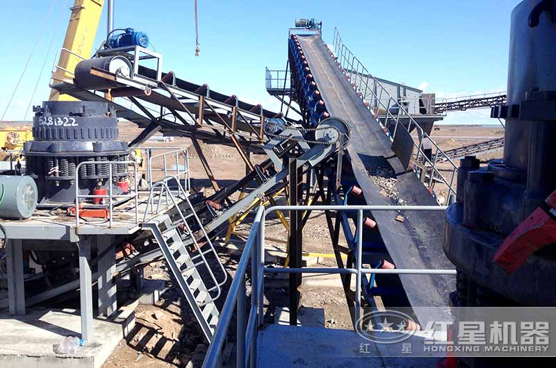 砂石破碎客戶現(xiàn)場