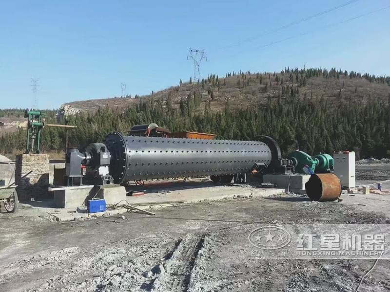 球磨機制砂用戶現(xiàn)場