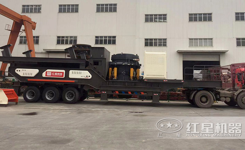 輪胎式移動一體磕石機(jī) 輪胎式移動一體磕石機(jī)