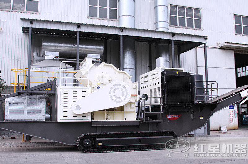 履帶式液壓驅(qū)動破碎站