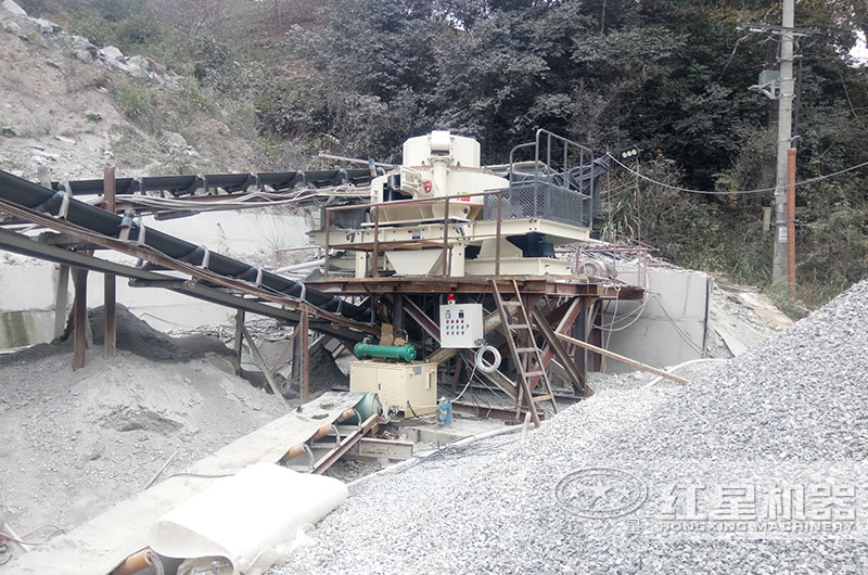 VSI制砂機(jī)作業(yè)現(xiàn)場