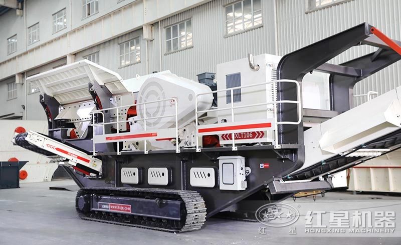 履帶式移動打石機(jī)