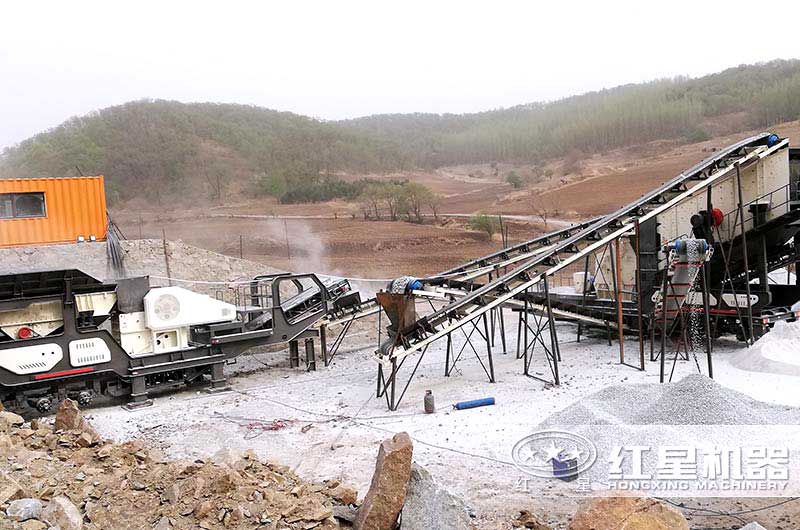 小型打石機設(shè)備吉林破碎現(xiàn)場