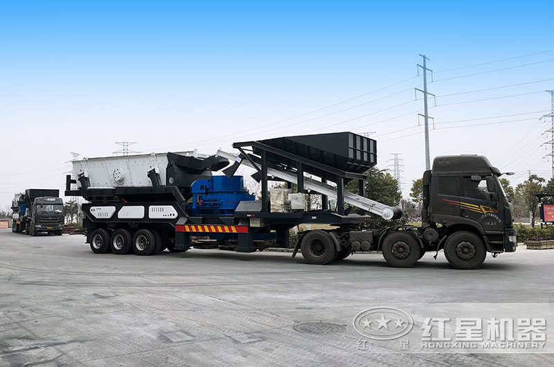 輪胎制砂機(jī)移動站 輪胎制砂機(jī)移動站