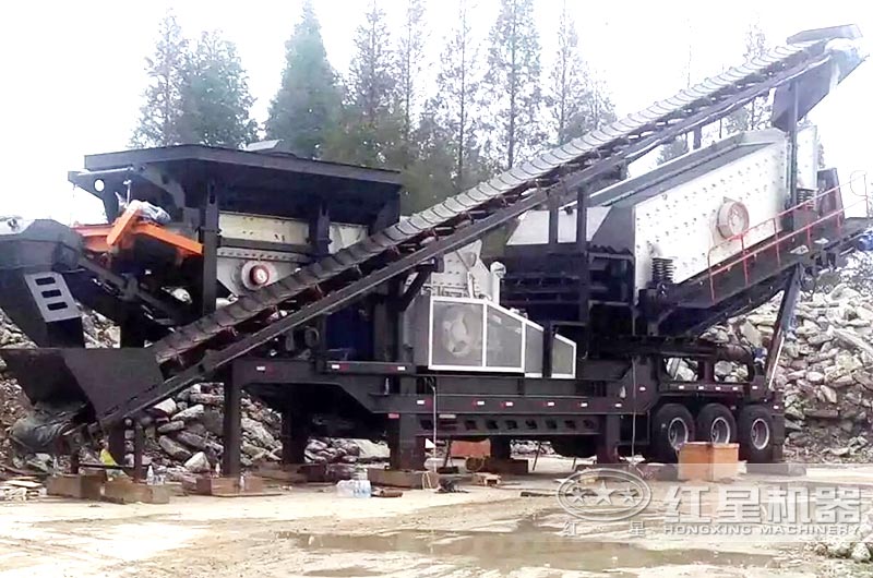 移動式混凝土再生石子生產(chǎn)線