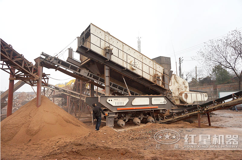 建筑垃圾破碎站現(xiàn)場(chǎng)實(shí)拍