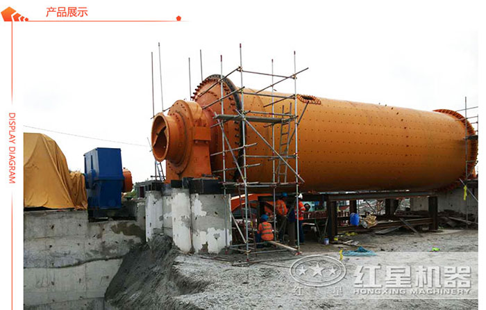 球磨機(jī)作業(yè)現(xiàn)場