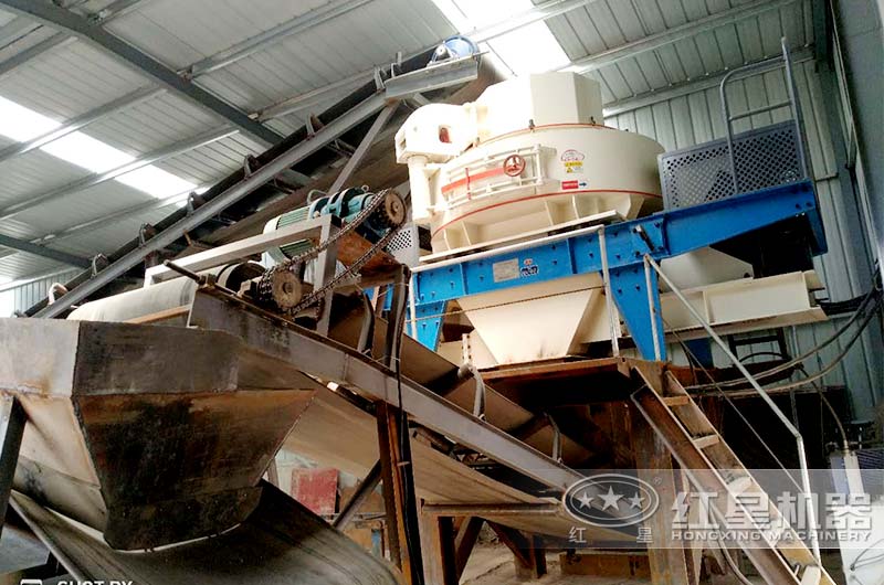 VSI制砂機(jī)作業(yè)現(xiàn)場