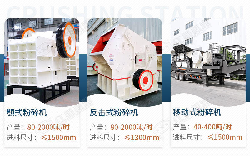 不同種類的混凝土粉碎機
