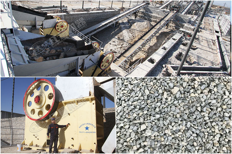 修建鐵路時(shí)用的石子以及石子加工現(xiàn)場(chǎng) 修建鐵路時(shí)用的石子以及石子加工現(xiàn)場(chǎng)