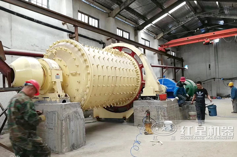 球磨機現(xiàn)場